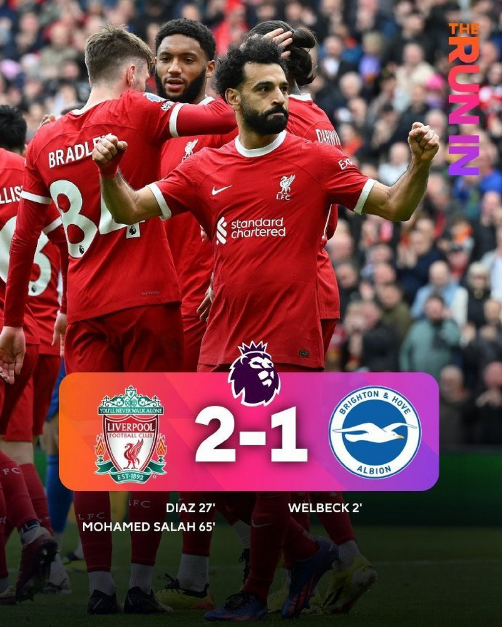 利物浦主场惨败布莱顿,遭遇失利 利物浦主场惨败布莱顿,遭遇失利